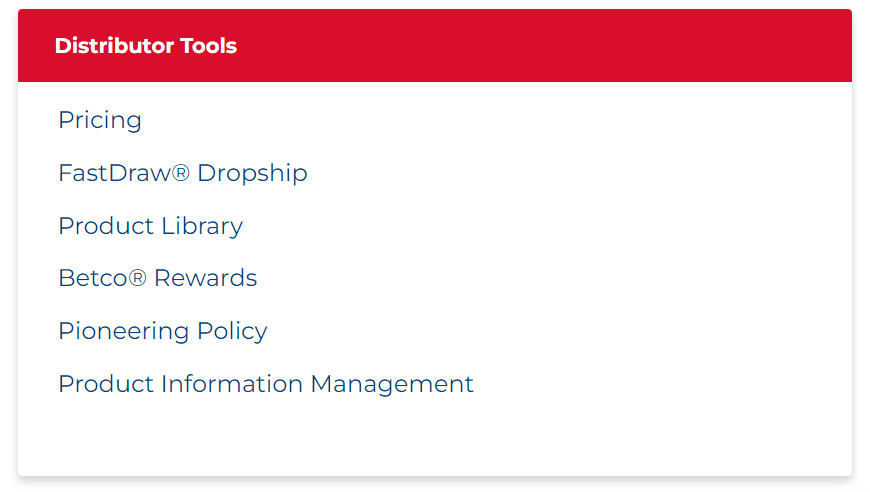 Distributor Tools